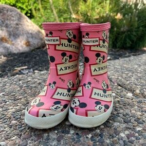 Hunter x Disney girls short rainboots